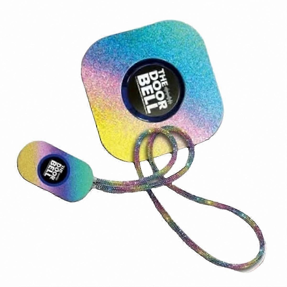 Wireless Doorbell for Classroom and Home Use, Rainbow Design, Teacher Management Tool, Kids Friendly Bell Notification System