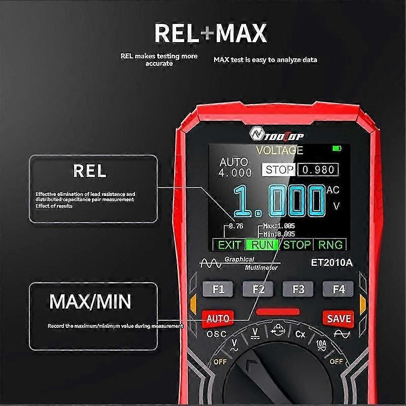 2 In1 Digital Multimeter Analog Band Width 2.5MS/S Sampling Rate Waveform Data Storage Oscilloscope