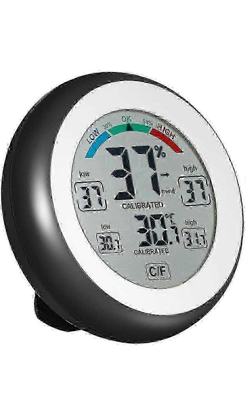 2025 Multifunctional Digital Thermometer,Hygrometer,Temperature Humidity Meter-Max & Min Value Trend Display with/ Touch Screen_SZXM