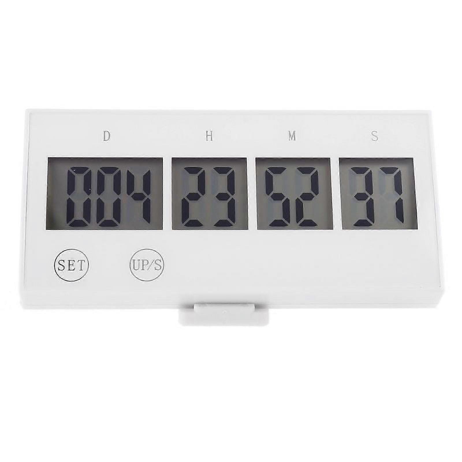 JUNTEX Digital Countdown Days Timer Upgraded Big 999 Days Count Down Clock Suitable for Vacation Retirement Wedding 2 Colors
