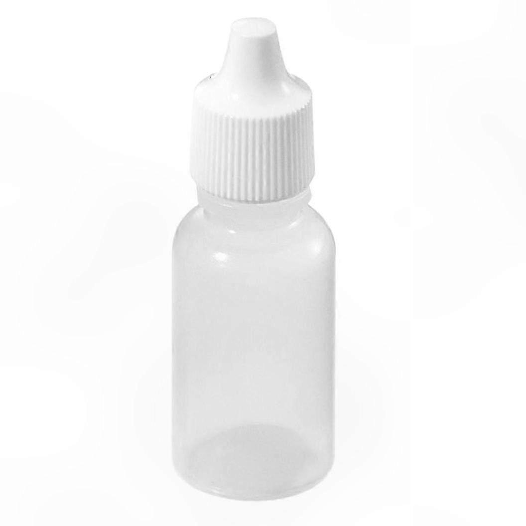 50 Pack Plastic Dropper Bottles, 20ml Capacity, Squeezable and Leak-Proof Design for Easy Dispensing