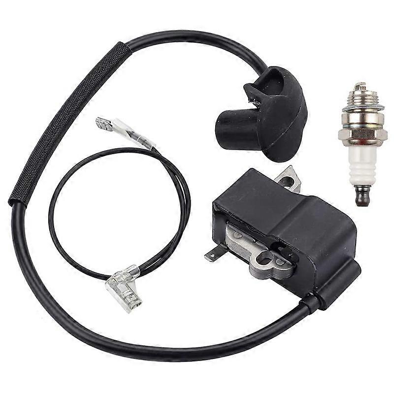 Ignition Coil for Stihl FS250 FS120 String Trimmer with Spark Plug