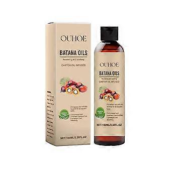 Ouhoe Battana Castor Oil Nourishing Scalp Repair Dry Hair Smooth And Smooth Shine Soft Shiny Fluffy Hair