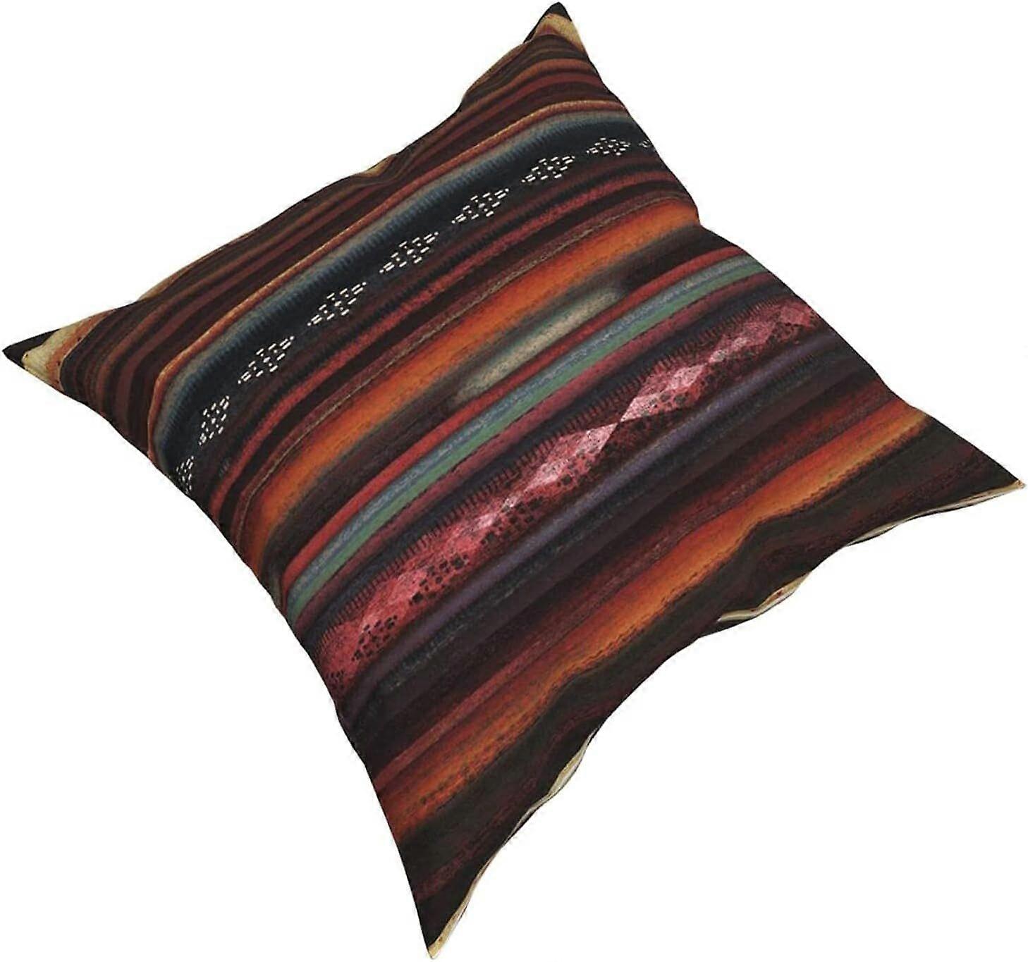 v1099トラベラーズガーメットタペストリー枕カバーファッションスクエア枕カバークッションカバー装飾スロー枕カバー18×18インチ45×45センチメートル -TB1099 ij1
