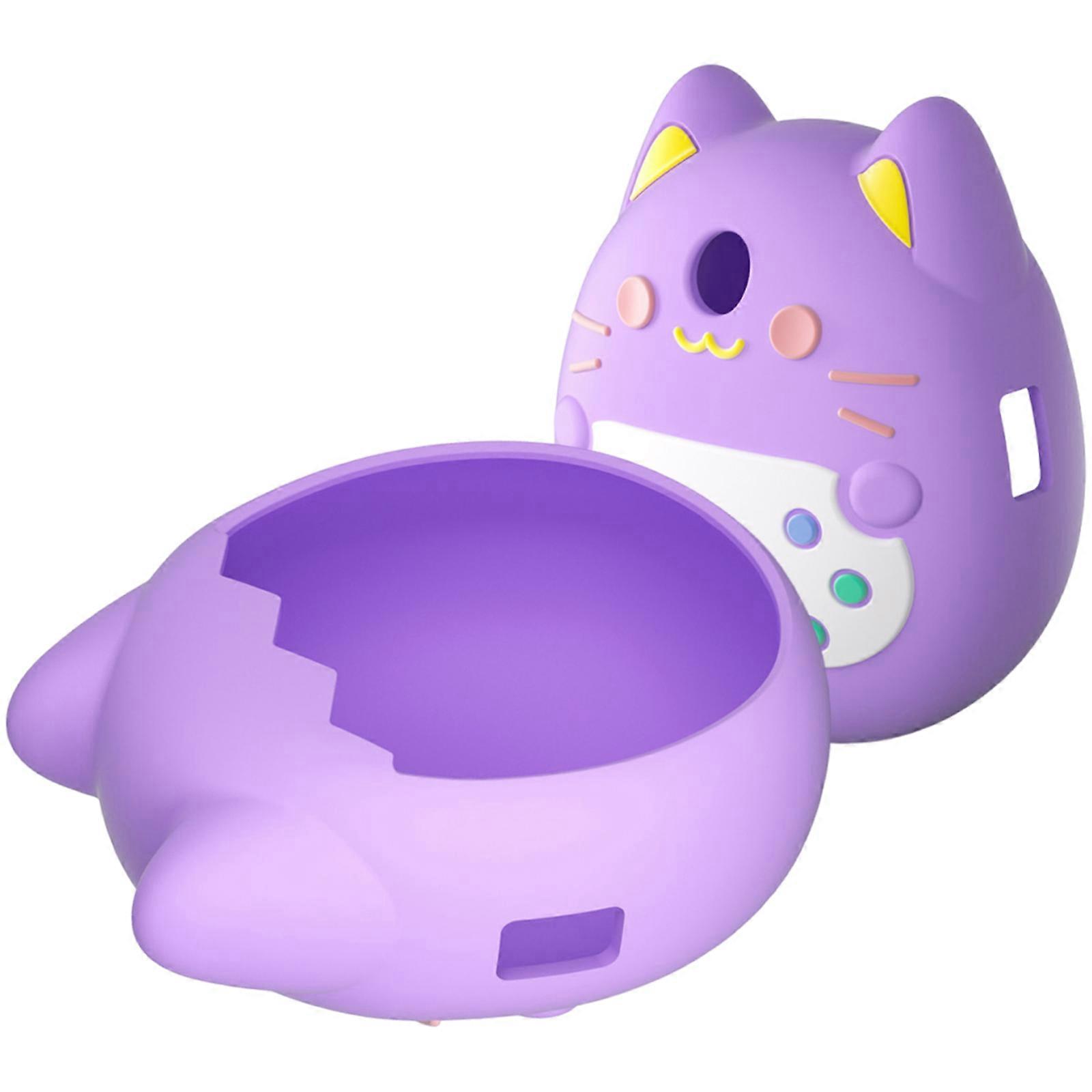 Silicone Cover for Virtual Pet Game Machine Flexible Protector Sleeve Protective Shell Scratchproof Skin  Purple
