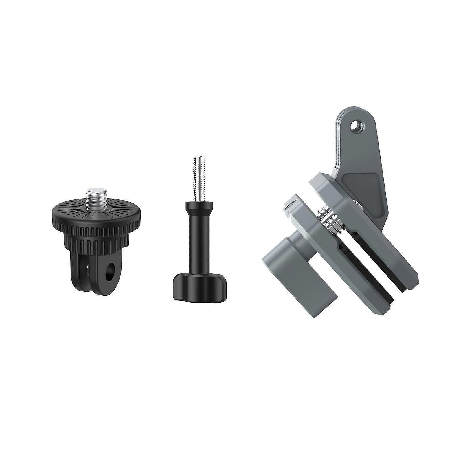 Aluminum Alloy Mount for Action Cameras with 360 Degree Rotation and Strong Windshield Grip Multicolor