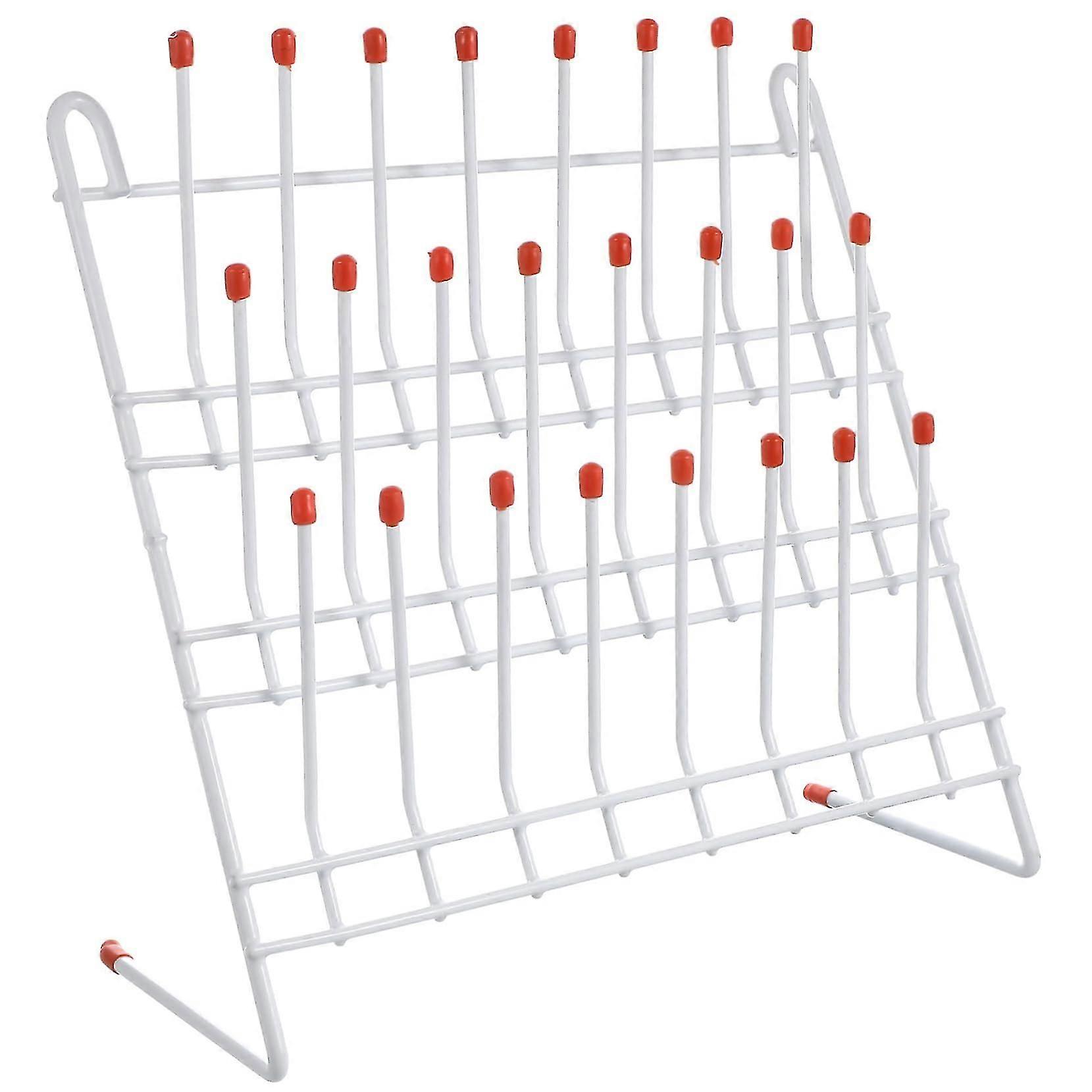 Laboratory drying rack positions for laboratory beakers Robust durable construction Easy to operate