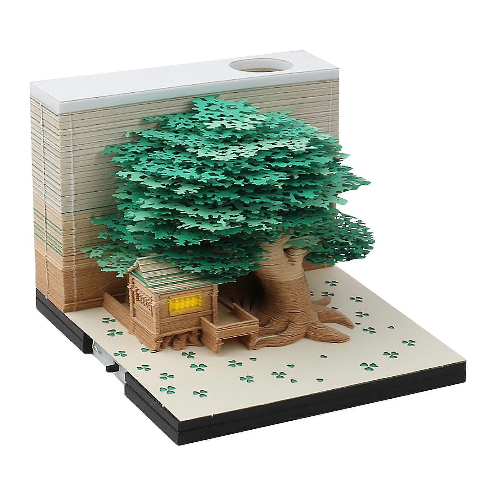 Fnyoxu Three Dimensional Note Paper Gift Decompression Note Ornament Penholder Ornament