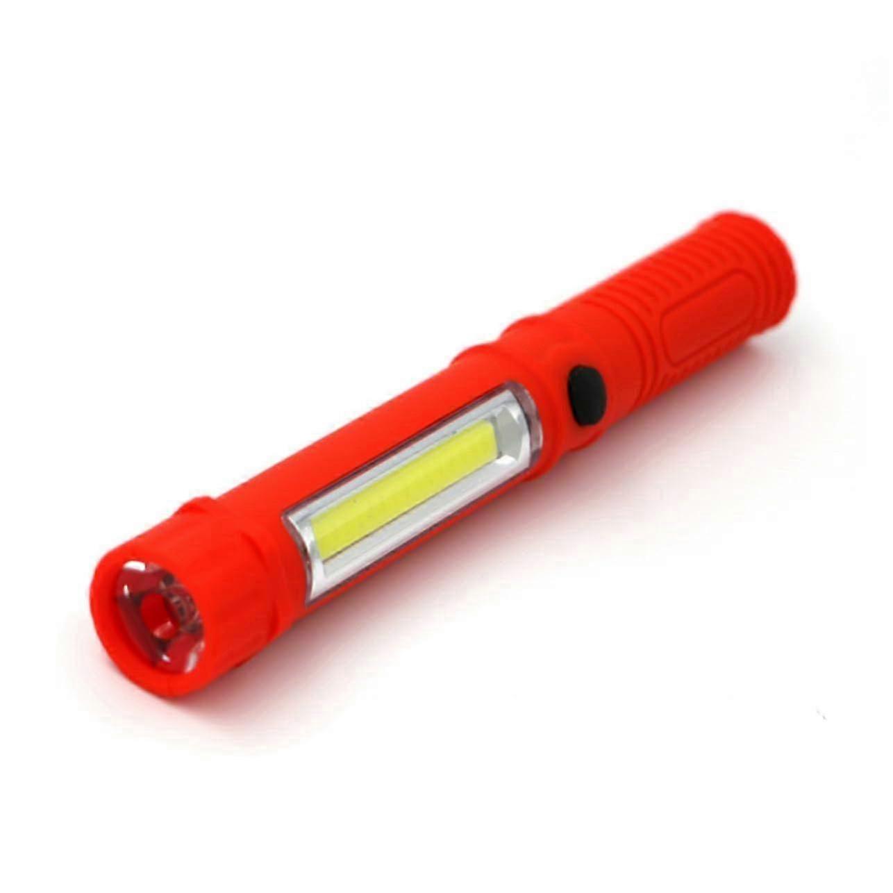 Cob Led Work Light Mini Pen Flashlight With Magnetic Base Red Multifunctional Inspection Torch For Maintenance