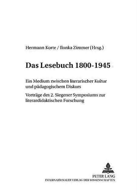 Das Lesebuch 18001945 Paperback