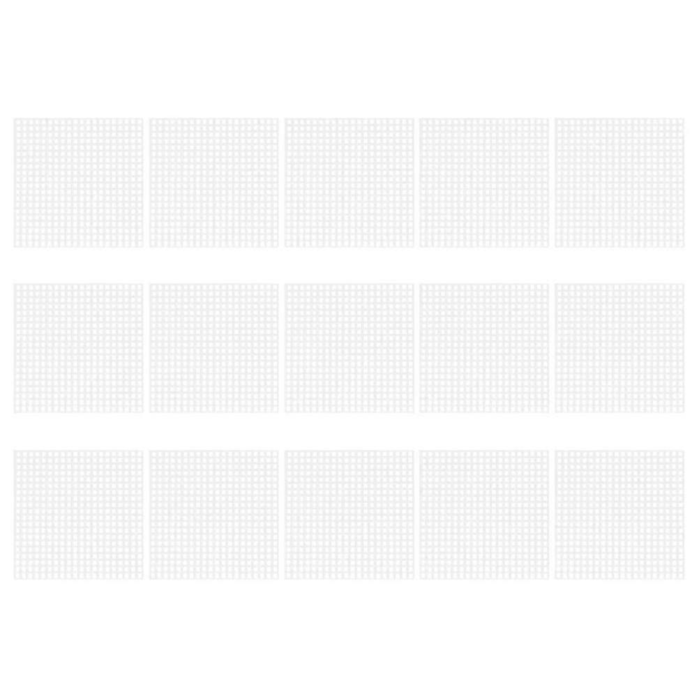 25pcs Mesh Plastic Canvas Sheet Cross Stitch Sewing Plastic Canvas Sheets