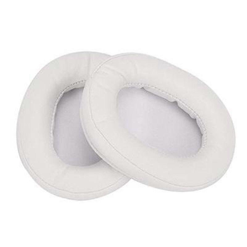 2 PCS Breathable Headset Sponge Case, Color: White Stitching White Stitching