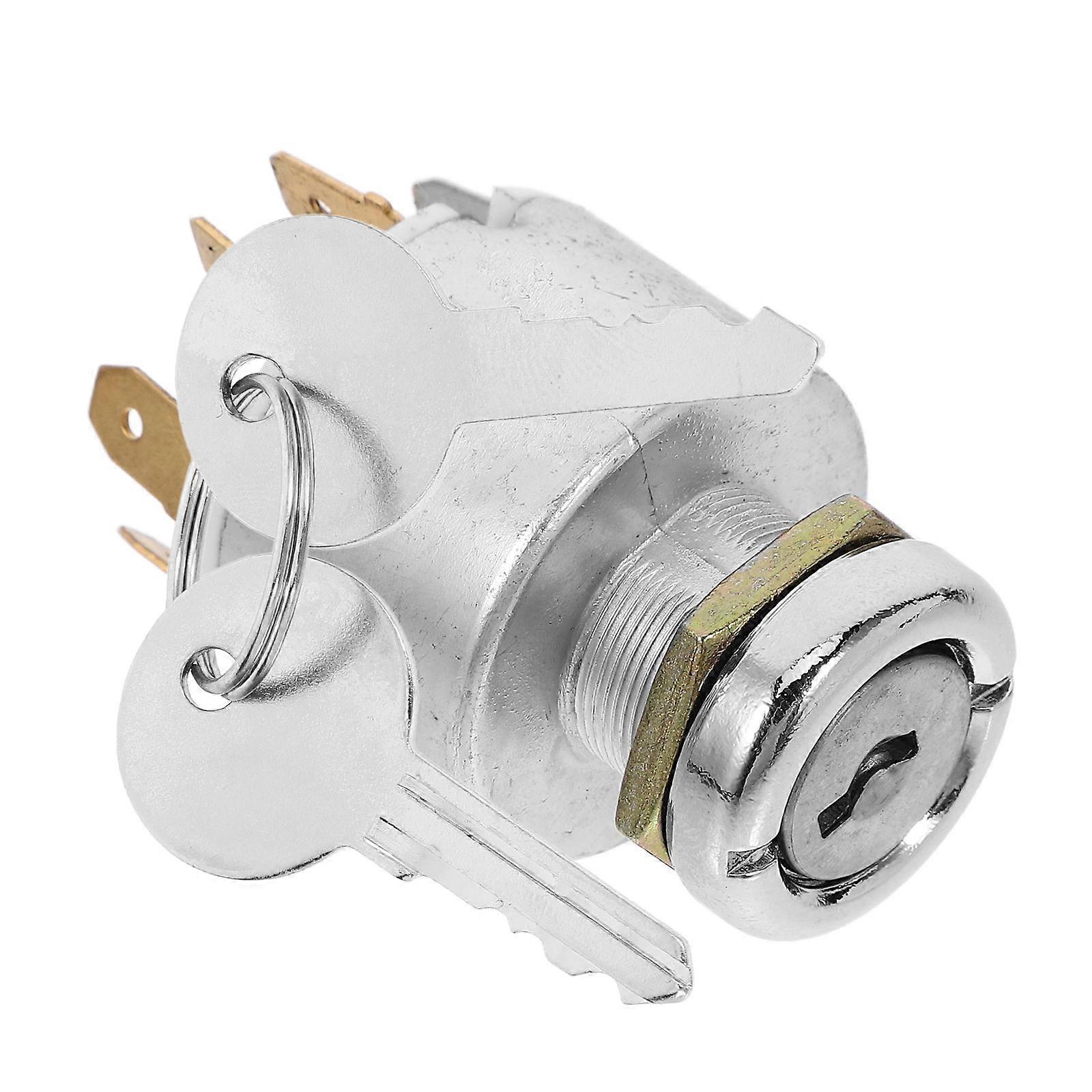 Universal Ignition Key Set Providing Vehicle Ignition Functionality Ideal For Daily Driving In Silver 1 Set