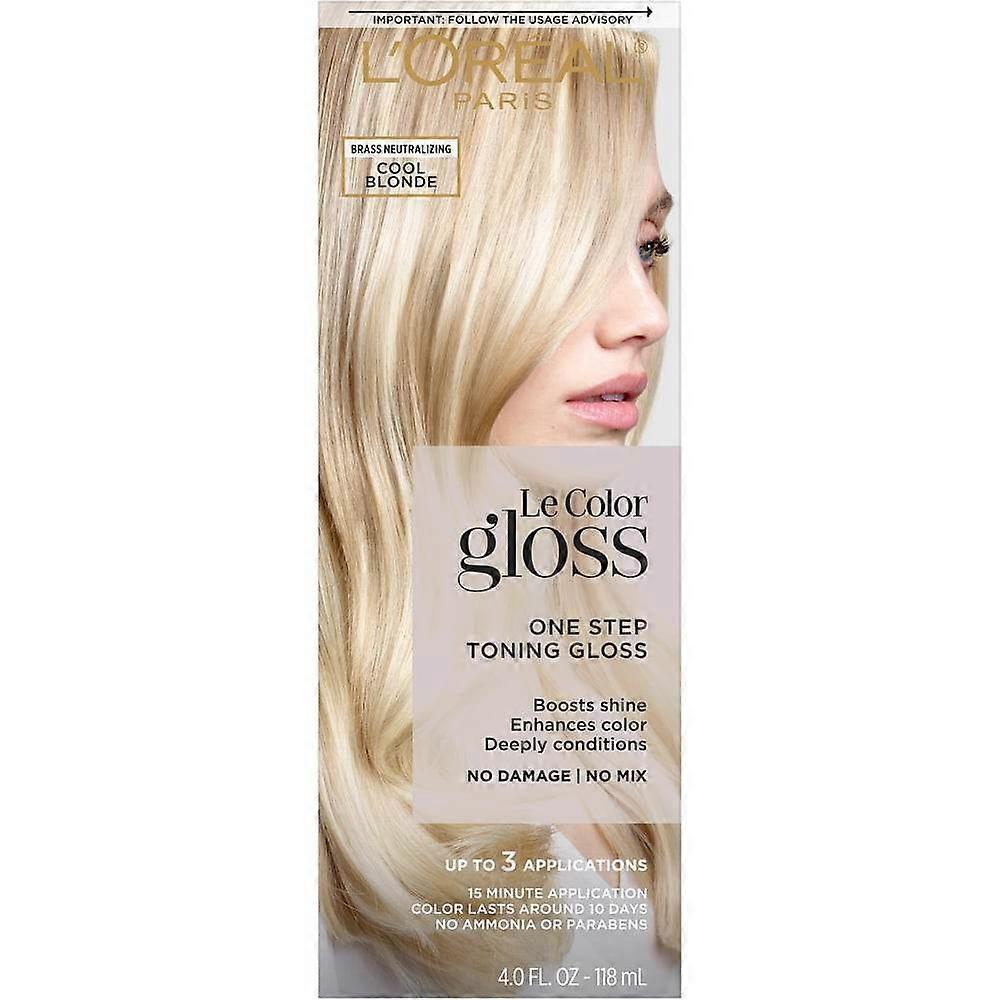 L'oreal Paris Le Color Gloss One Step In-shower Toning Gloss, Kall Blond, 4 oz