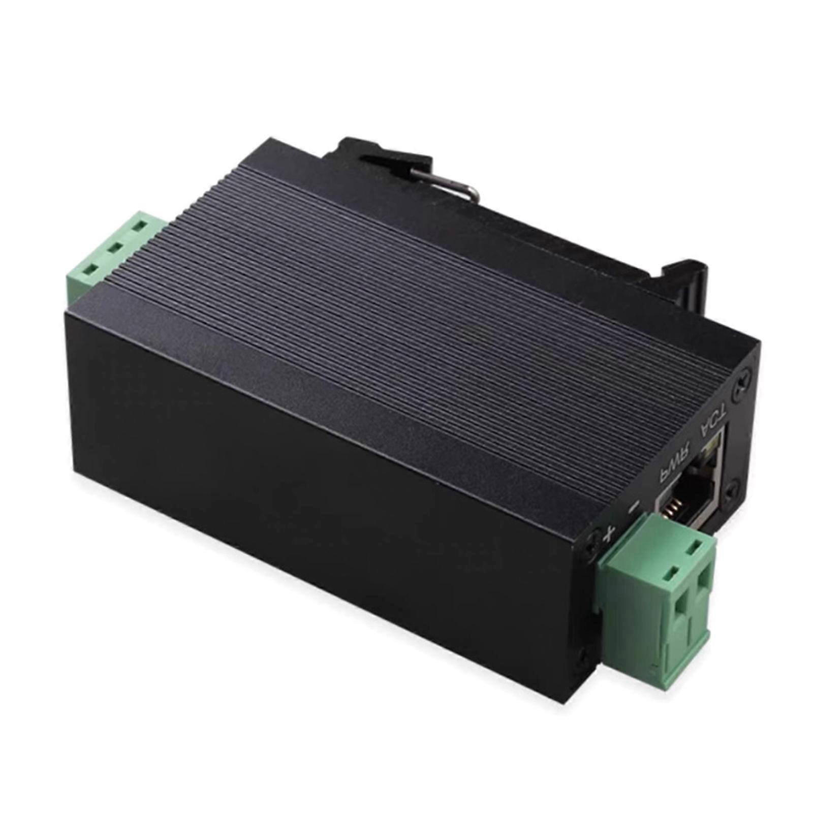 Industrial RS485 Ethernet Server Device Aluminum Enclosure MQTT Protocol Support Networking Integration 2400Bps-460800Bps Multicolor