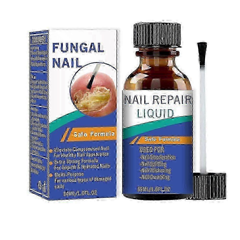 Nail Repairing Liquid, Speedy and Effective Approach to Toenail Issues - Combating Thick, Discolored Nails - Powerful Solution for Broken Yellow Nails