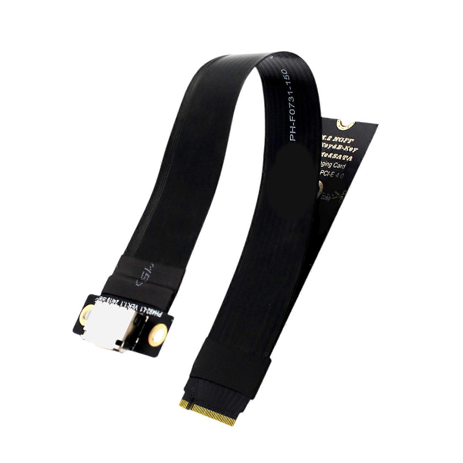 Efficient M.2 NVMe to Oculink SFF-8611 SFF-8612 Cable Solution for Stable Connection in Advanced Computer Setting Multicolor
