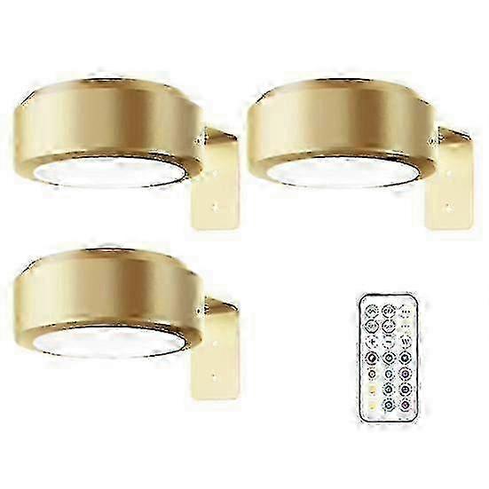 Picture Light with Remote Control 100 Lumens High Brightness Stepless Dimming 3 Lighting Modes Battery Operated No Drill Wall Art Light