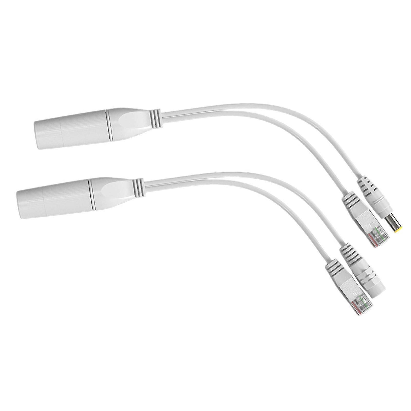 PoE Conversion Passive PoE Injector and Splitter for Cameras Easy to Install Ethernet PoE Extender PoE Implementation Multicolor