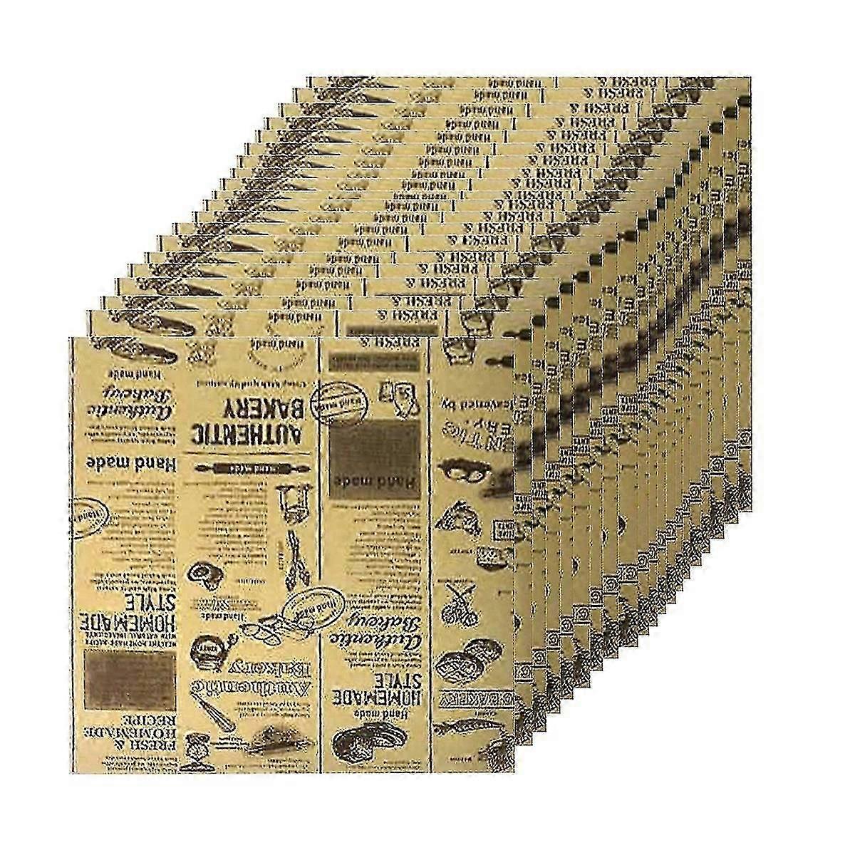 100 سميكة الغذاء الشحوم ورقة الشحوم للخبز همبرغر الدجاج المطبخ القلي بابي