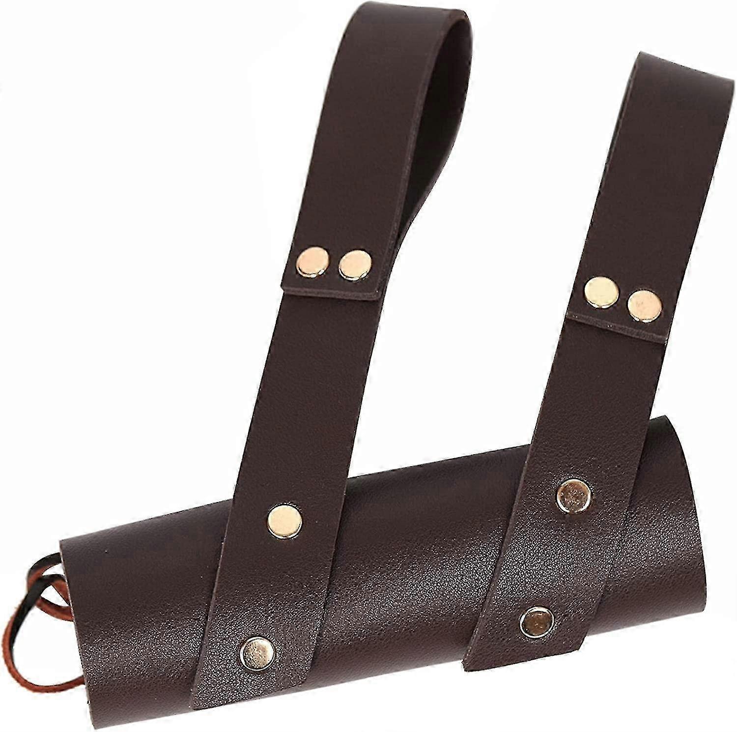 Adjustable Leather Swords Frog For Medieval Cosplay Costume Accessory