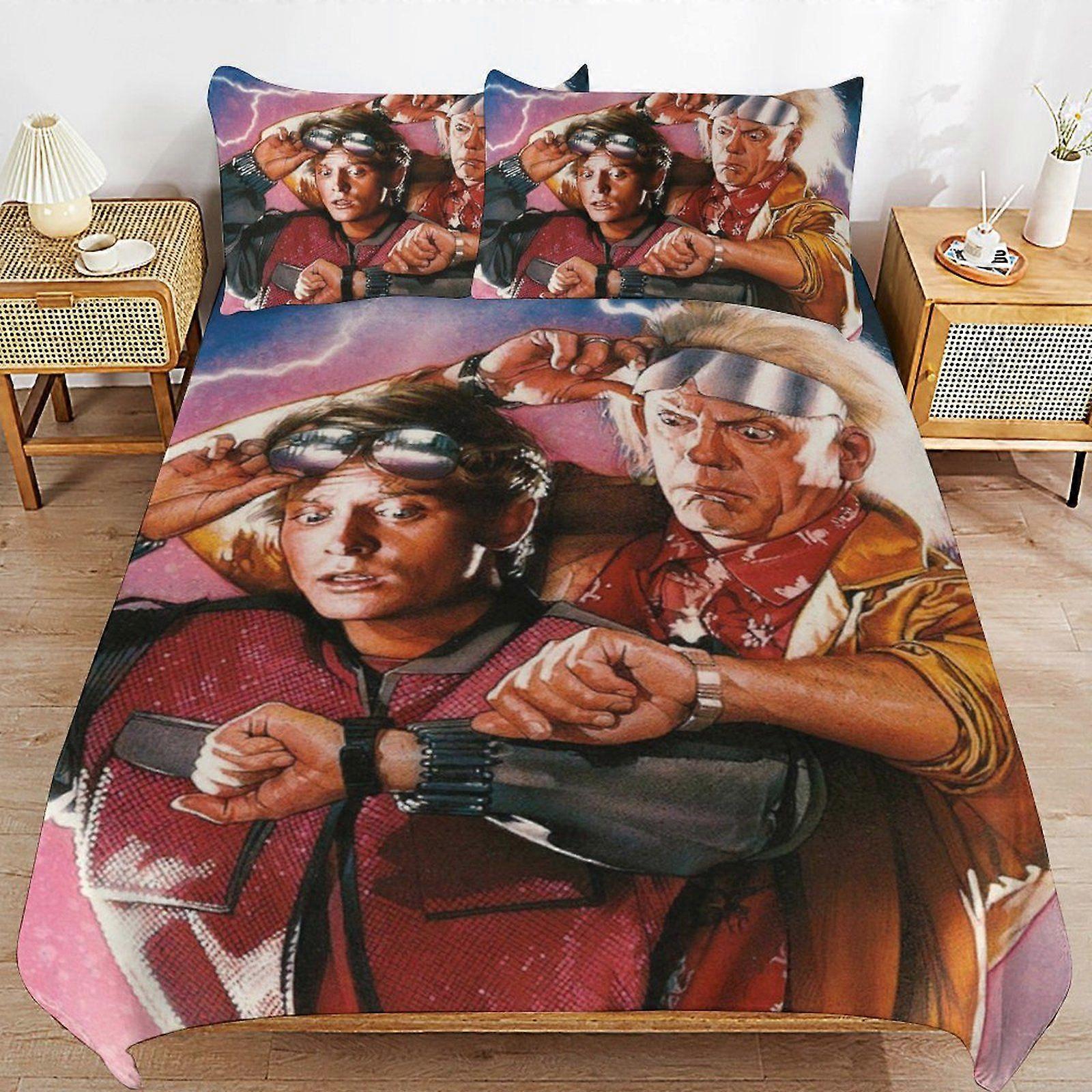 w666 Back To The Future Bedding Function Premium Structure Long Lasting Comfort Fit Duvet Cover Sets Restful Choice i666