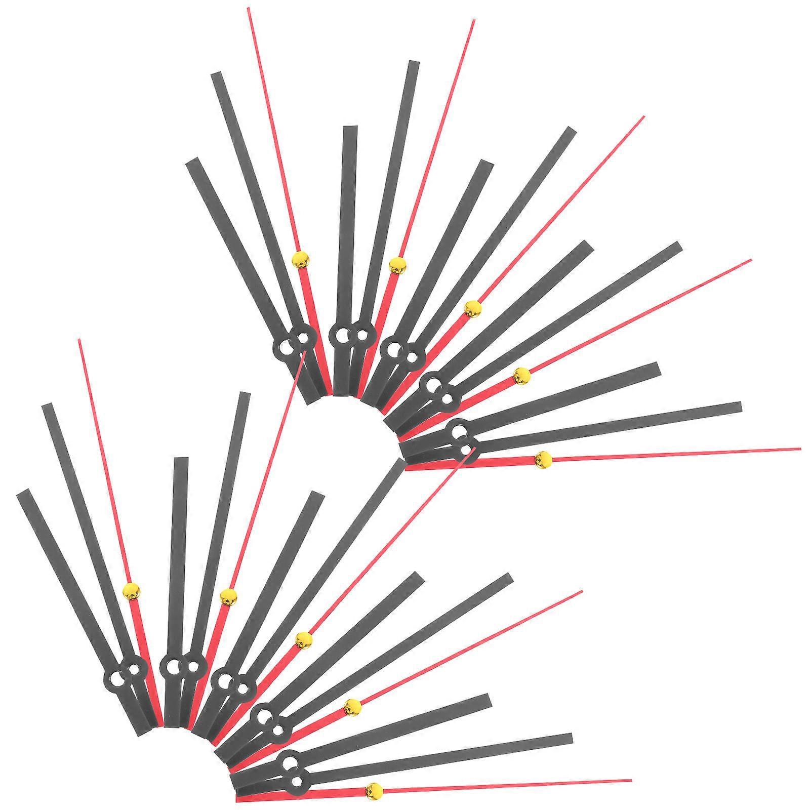 Clock Kit Wear-Resistant Replacements Pointer Shape 16.80X0.50X0.40CM 10 Sets