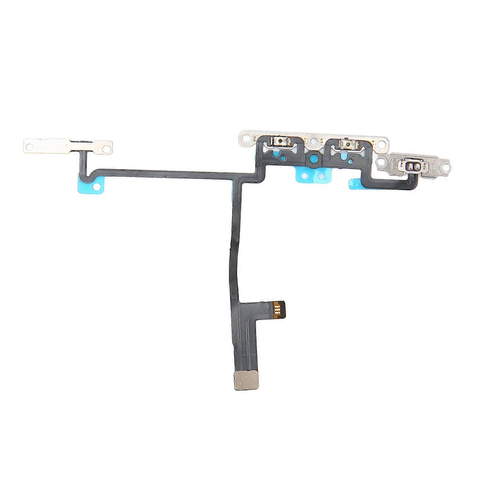 Power Volume Silent Switch Button Flash Light Flex Cable Bracket Replacement Metal PCB for IPhone X Mobile Phone