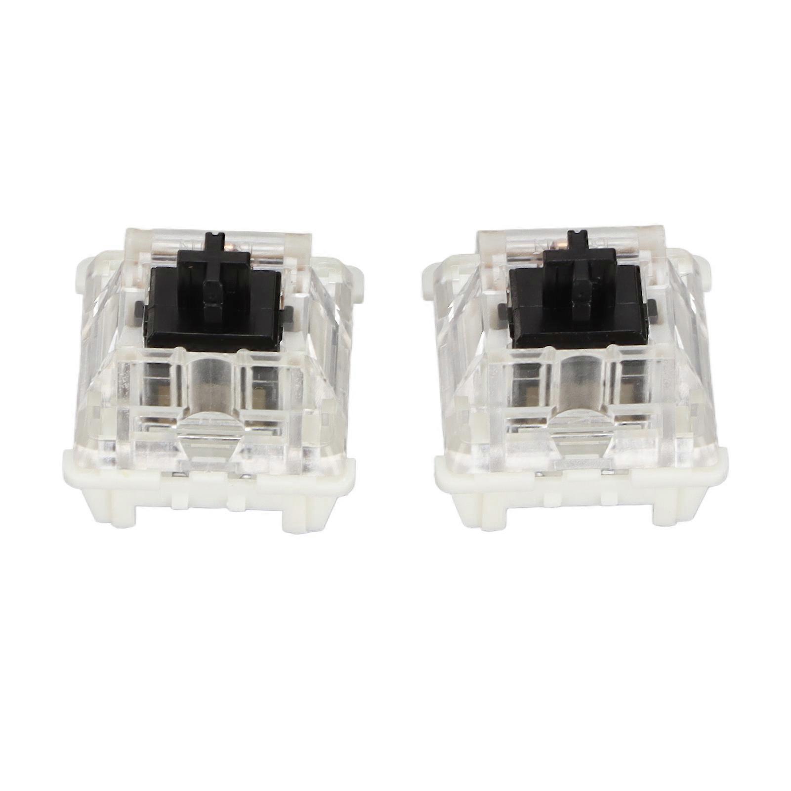 10 Pcs Keyboard Switches Linear Action Switch Mechanical Keyboard Shaft Body with Shaft Puller Key Puller