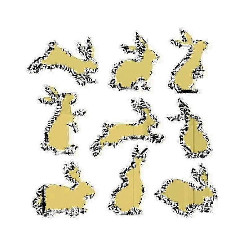 Easter Window Stickers For Easter Day Decorations,ornaments Easter Easter Bunny Mirror Stickers