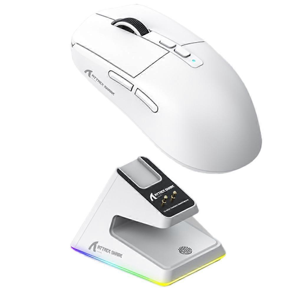 Attack Shark X6 PAW3395 Bluetooth Mouse Tri-Mode Connection White