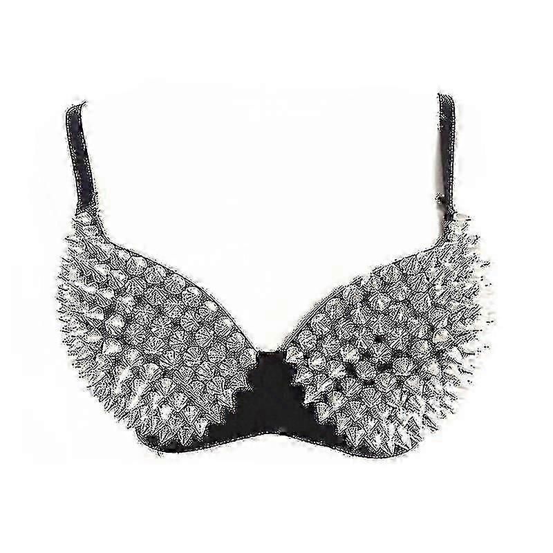 Naisten punk-rintaliivit niiteillä ja niiteillä