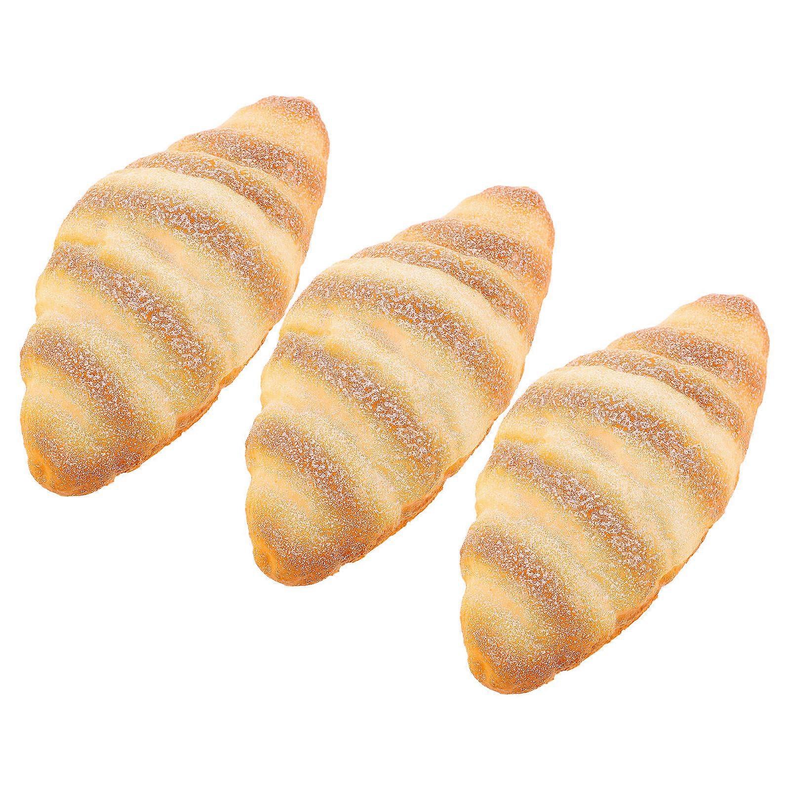 Realistic Fake Bread Simulation Food Model for Decoration 9Pcs Set