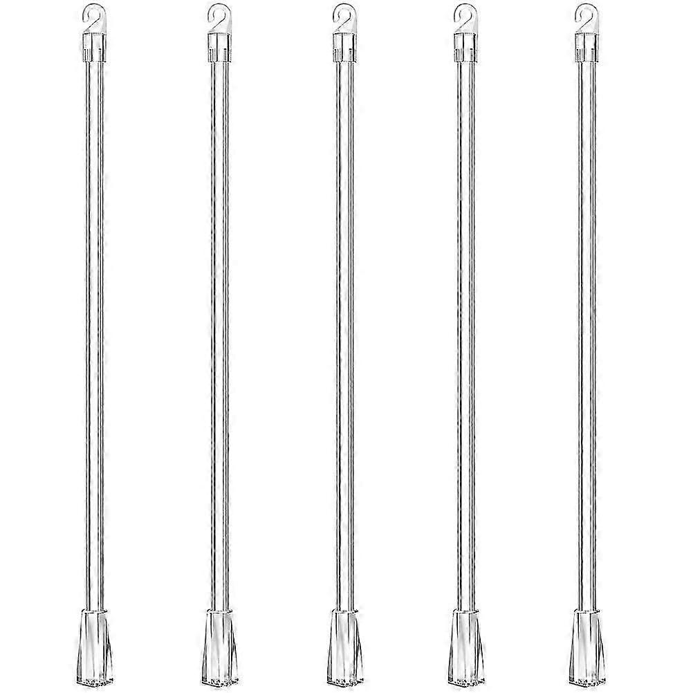 5pcs Vertical Blinds Rod with Hooks for Blind Wand Replacement