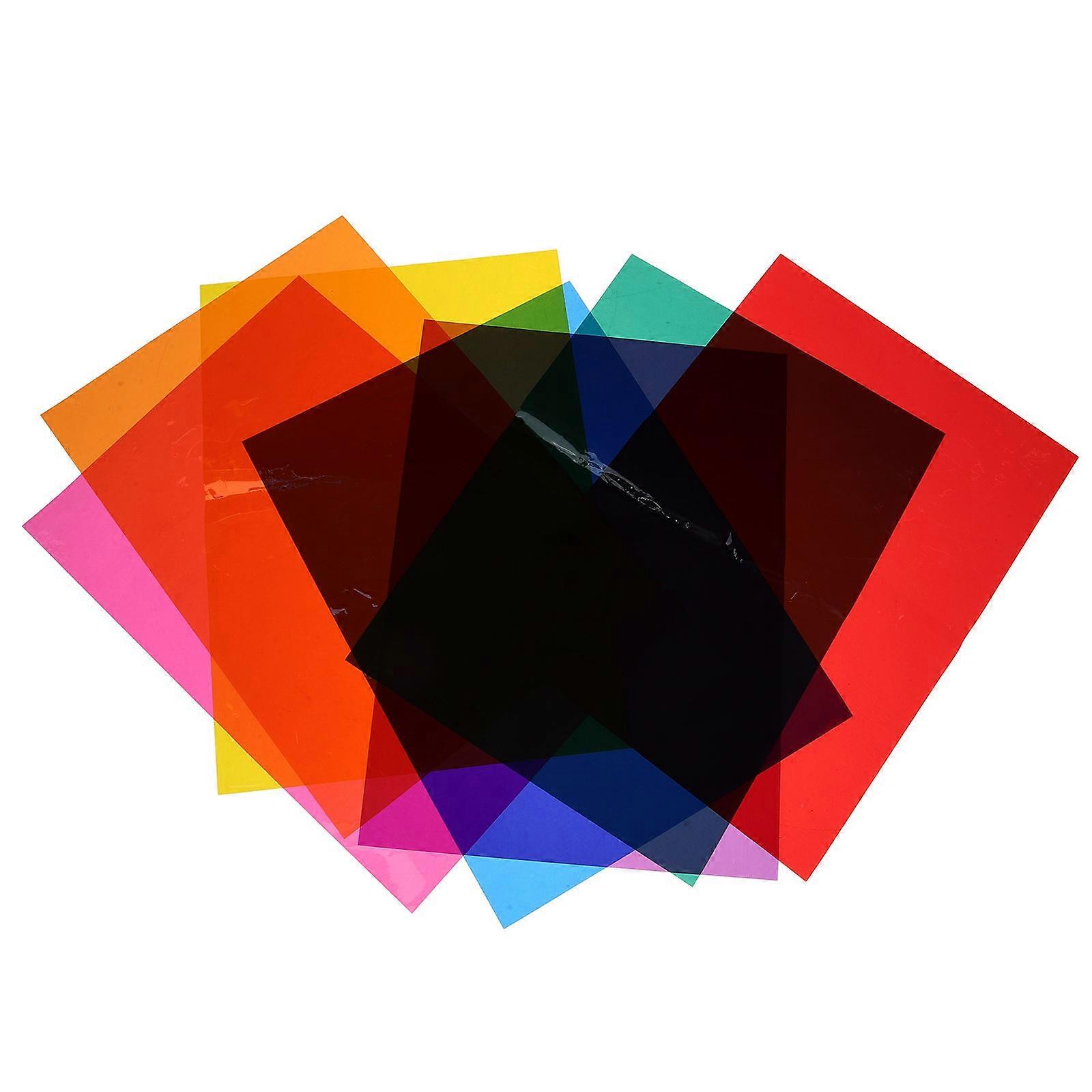 Assorted Color Cellophane Sheets for Gift Wrapping 21 Sheets Set