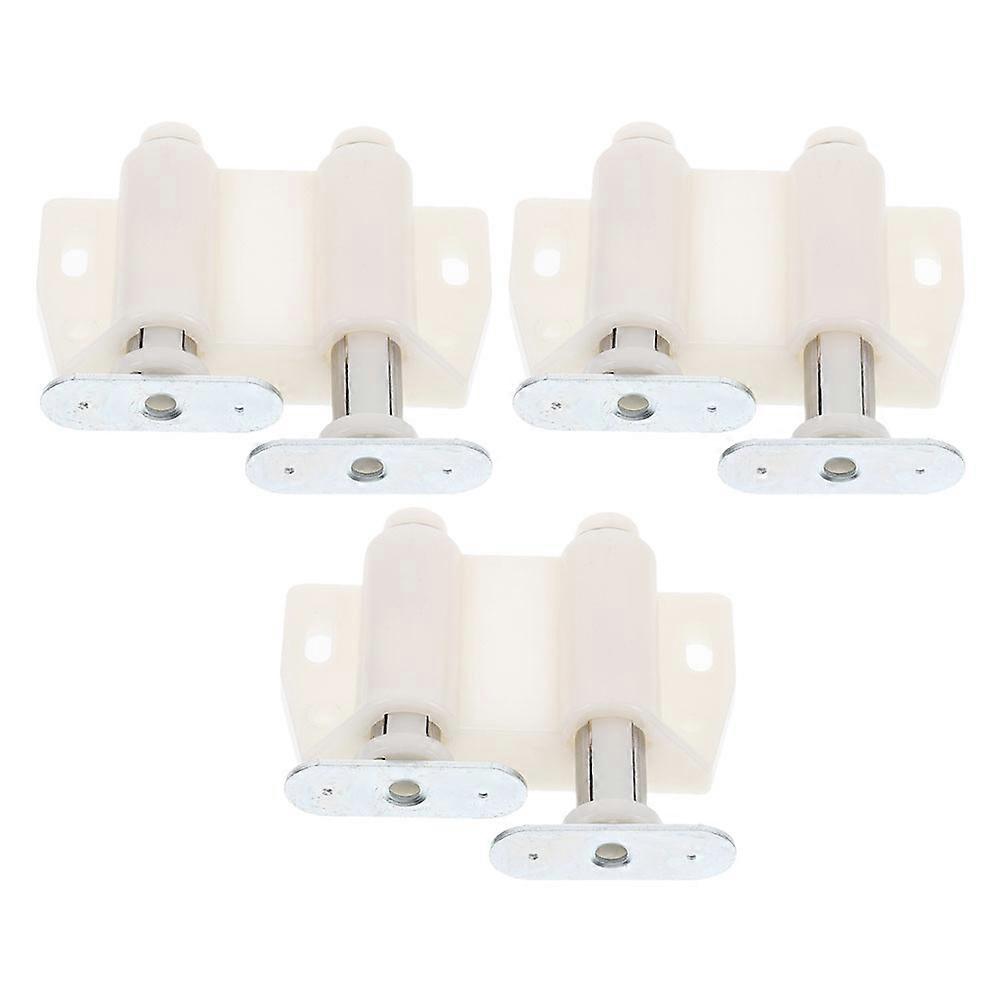 Push to Open Magnetic Latch Rebounding Cabinet Lock 3Pcs for Interior Doors