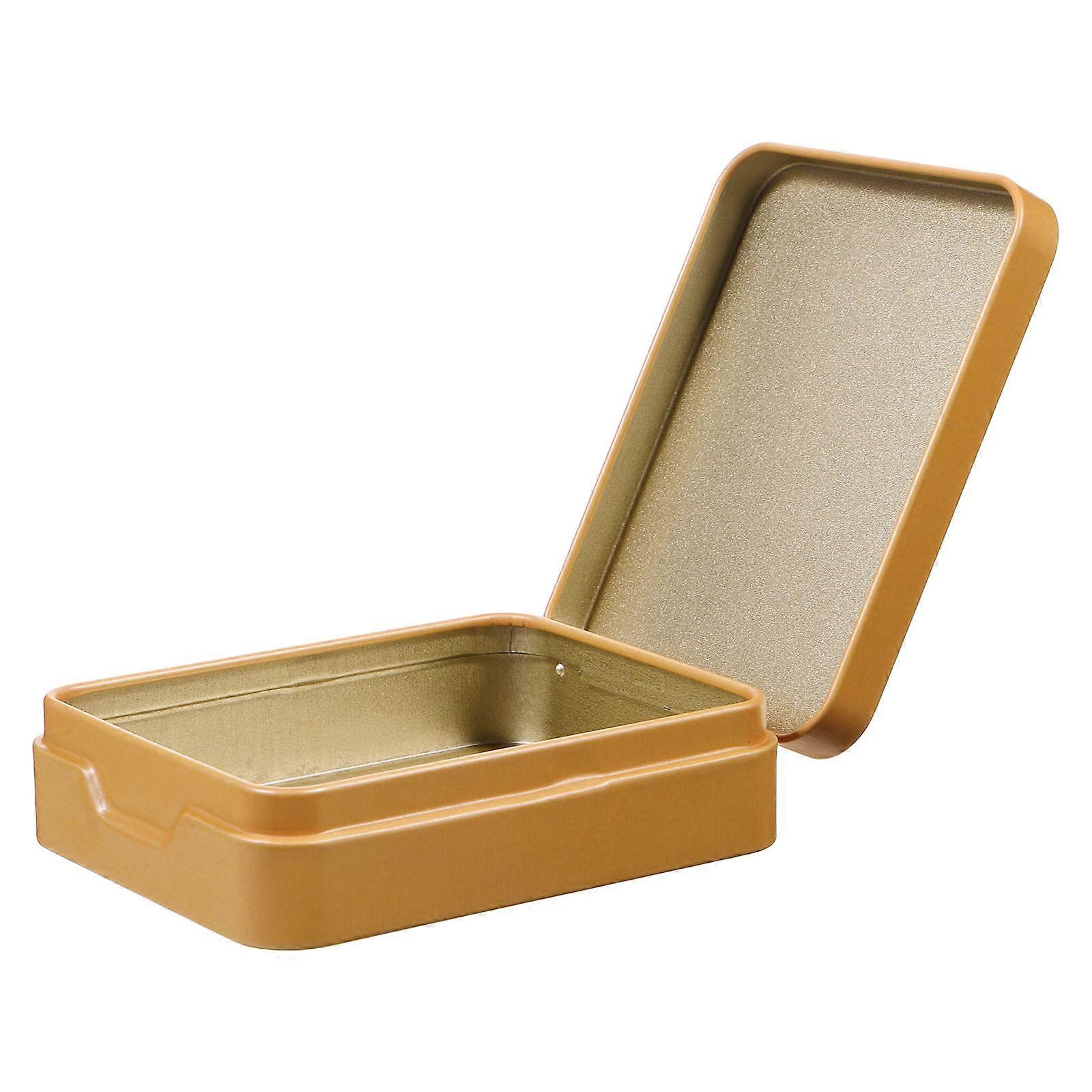 Portable Tinplate Packaging Box for Home Use with Lid