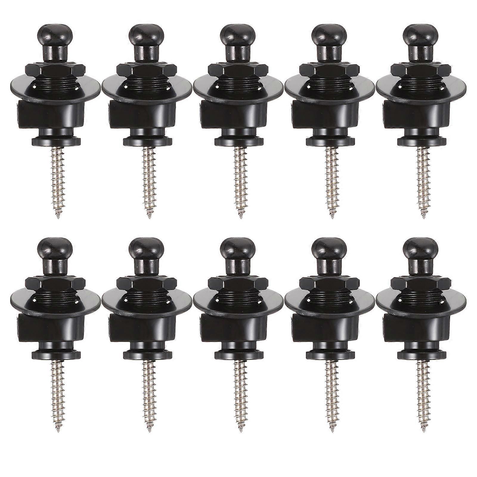 Anti-Skid Strap Button Folk Guitar Fixator for Instrument Strap 70Pcs
