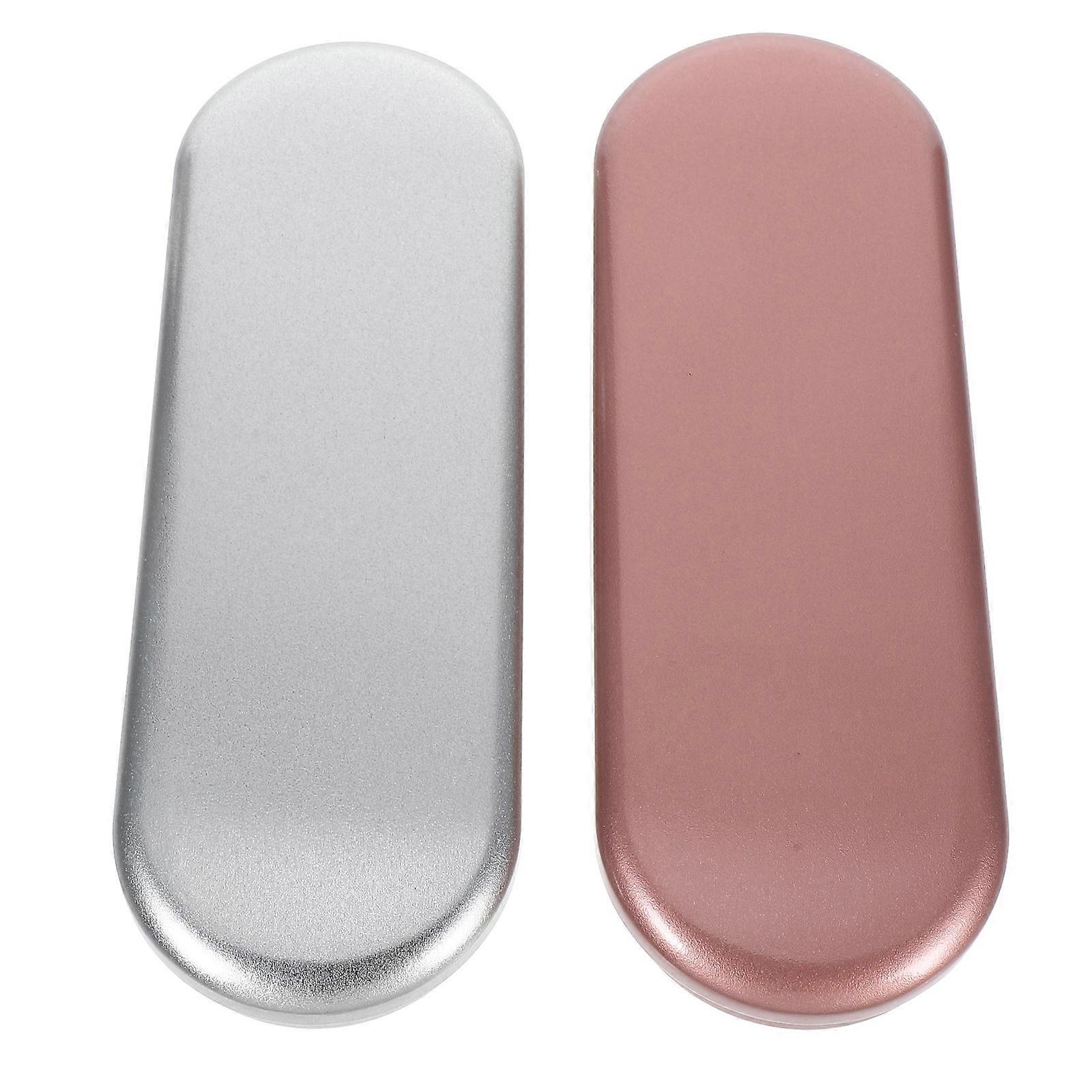 Metal Tin with Hinged Lid for Storage Use 4Pcs Organizer for Nail Tools