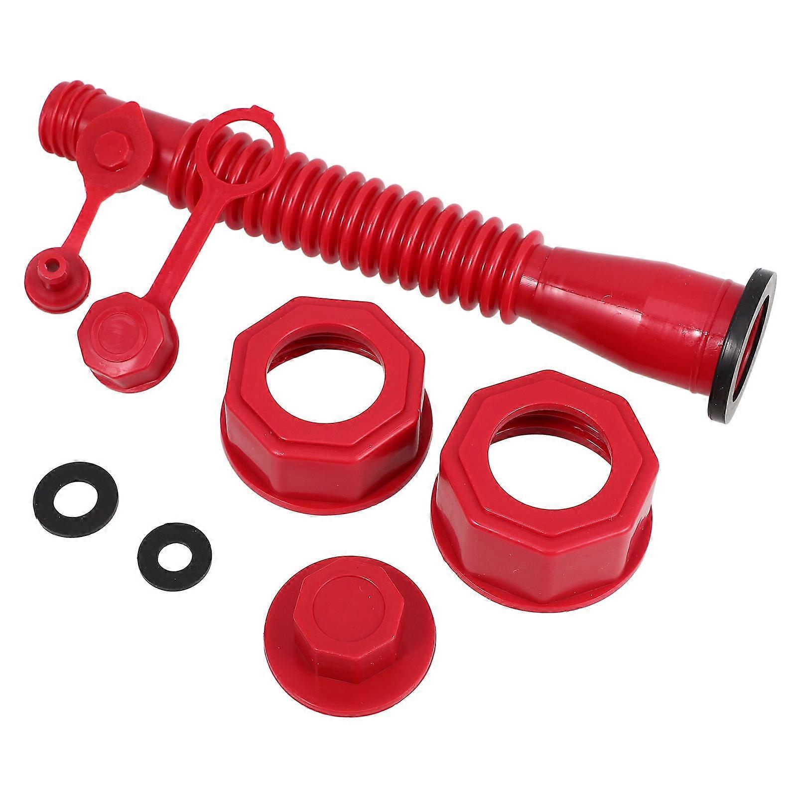 Gas Spout Replacement Tool for Gas Tank Connector 1Set Red Pe Material