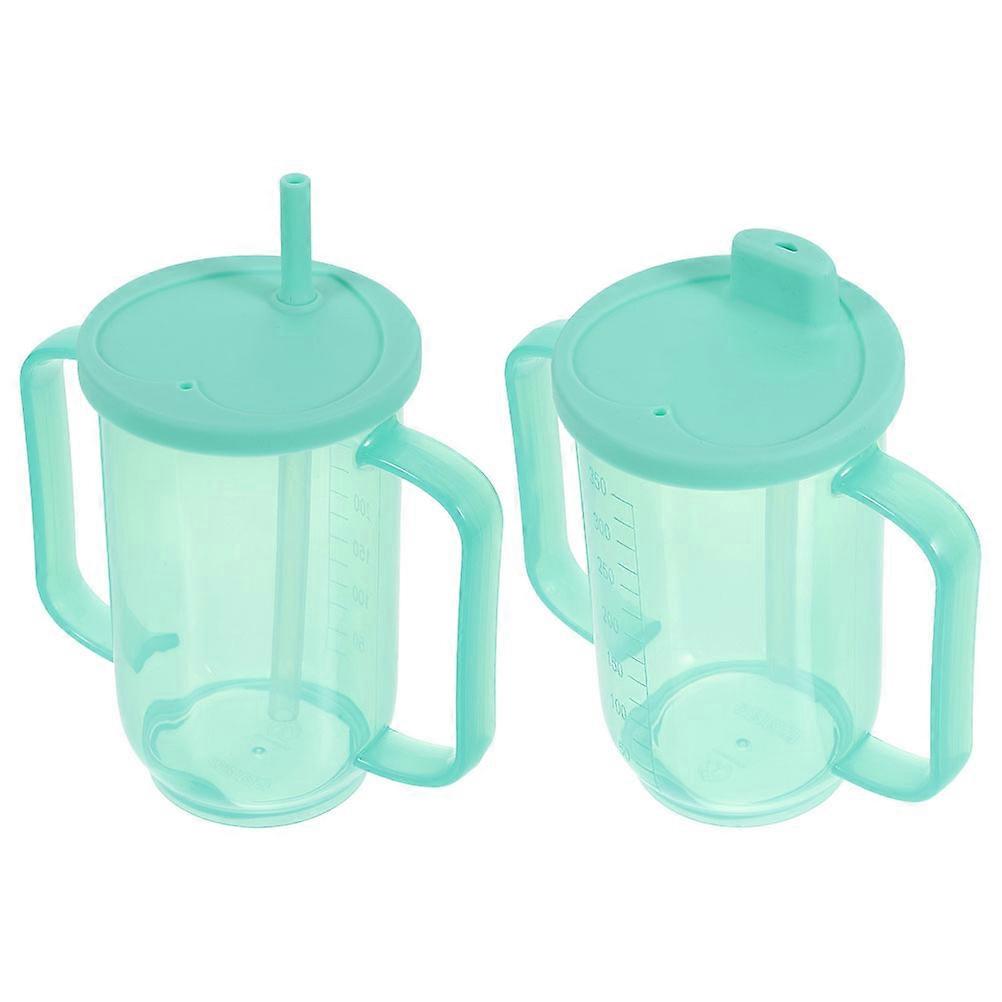 Sippy Cups for Adults with Handles 2Pcs Spill Proof Elderly Drinking Cups
