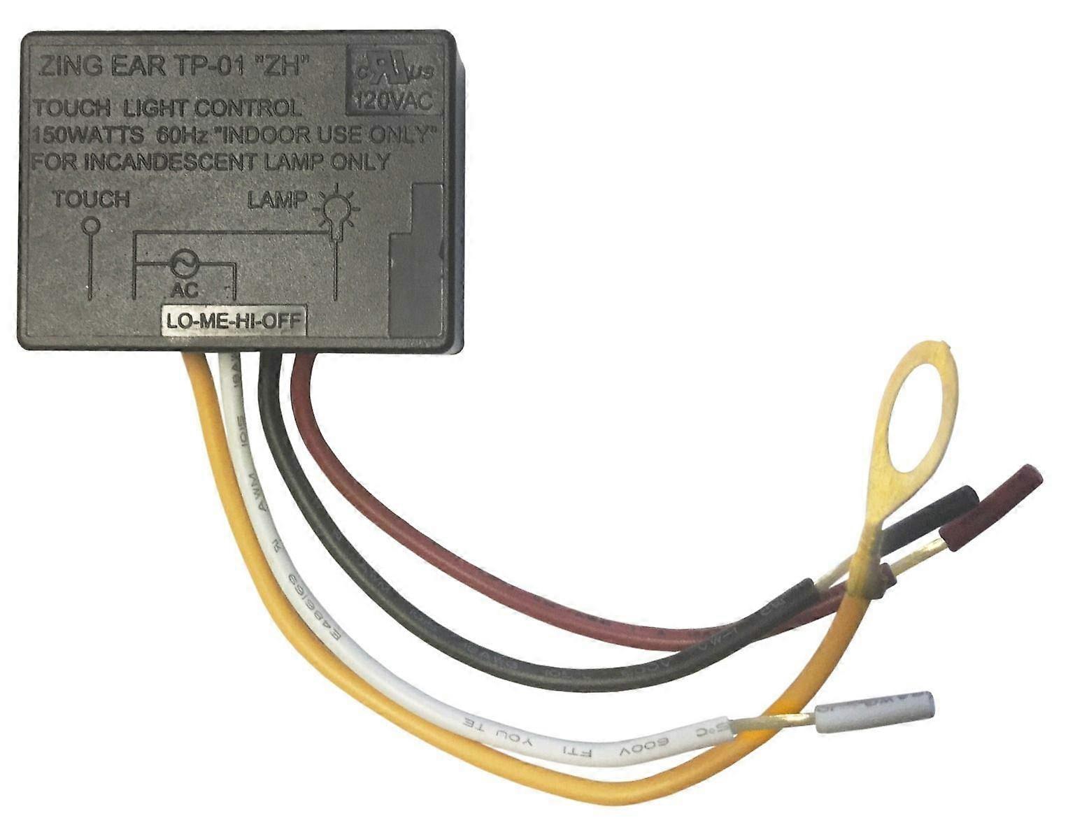 Touch Lamp Switch Module with Sensor, 3 Way Dimmer, 150W UL Listed, Indoor Use