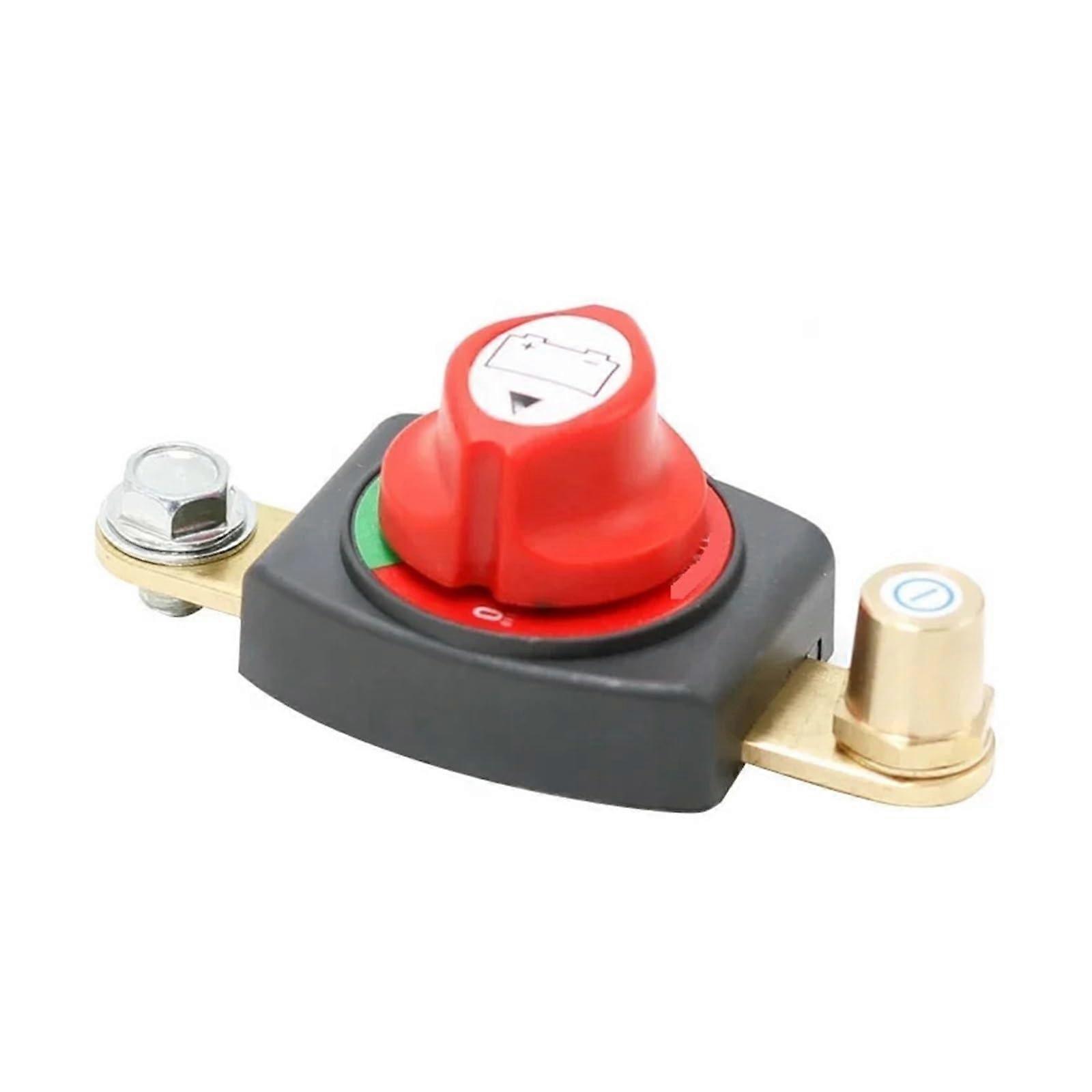 Battery Disconnect Switch 1248V Rotary Heavy Duty for Car Boat RV Marine, Corrosion Resistant