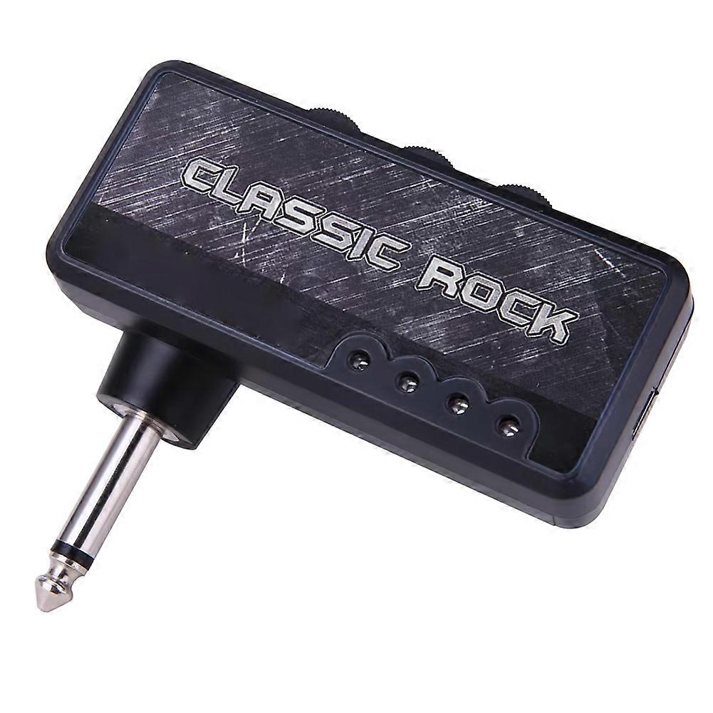 Electric Guitar Headphone Amplifier Effect Black