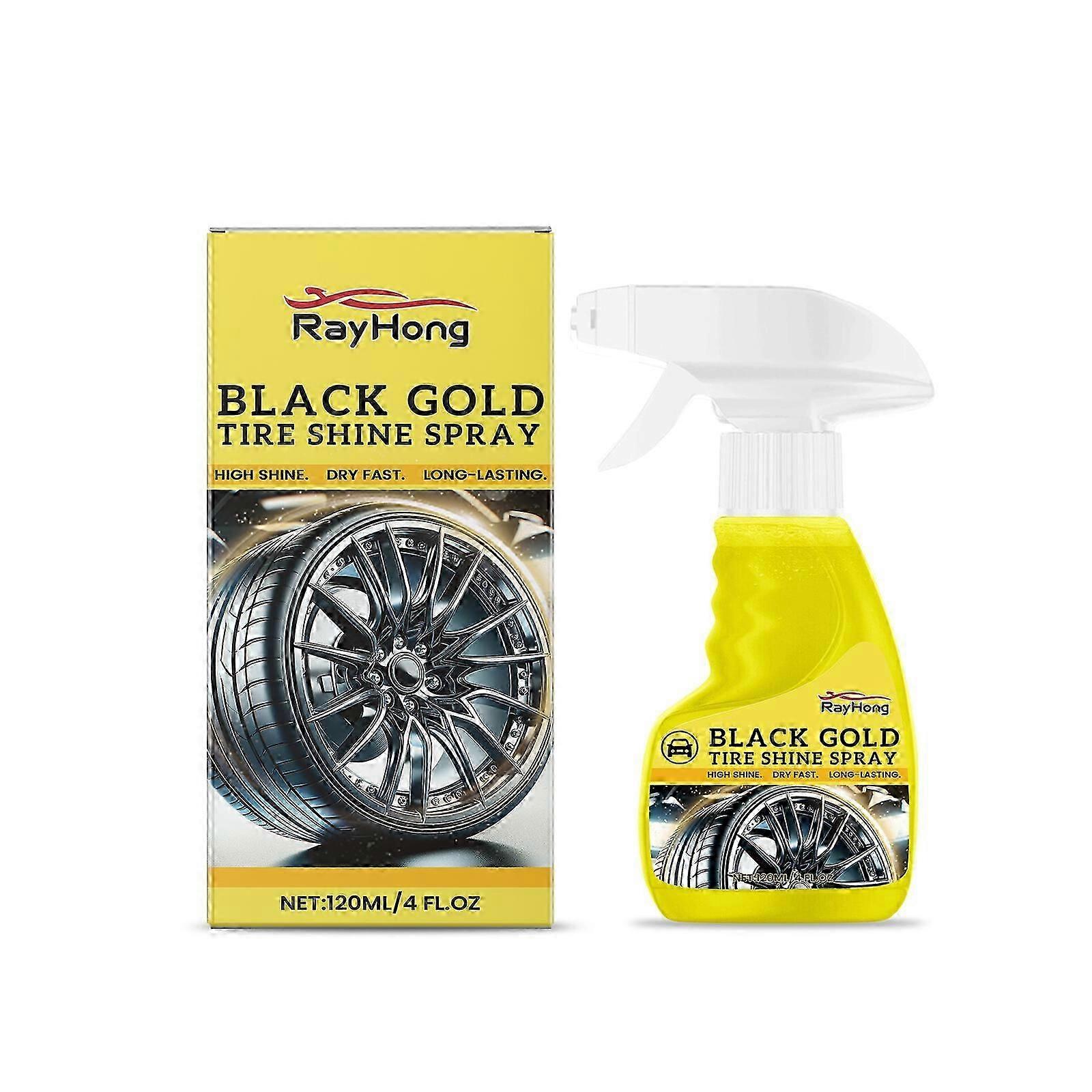 Car Wheel Shine Spray - Deep Gloss, Durable UV Protection & Easy Application
