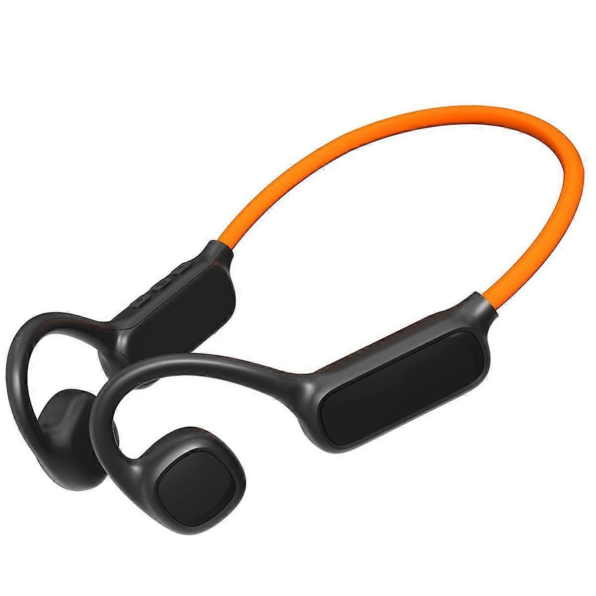 Air Conduction Headphones Bluetooth Wireless Headphones with LED Beacon String 10H Worktime for Run
