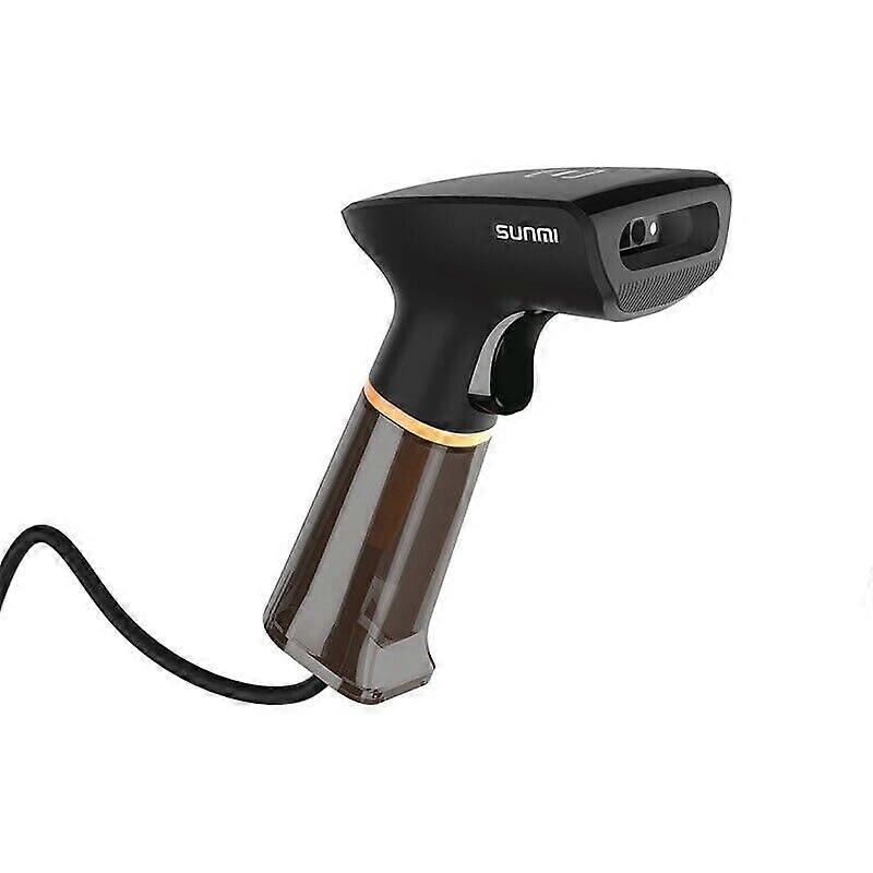 USB Barcode Scanner with Stand, Dual Mode Speed 1D 2D Capture