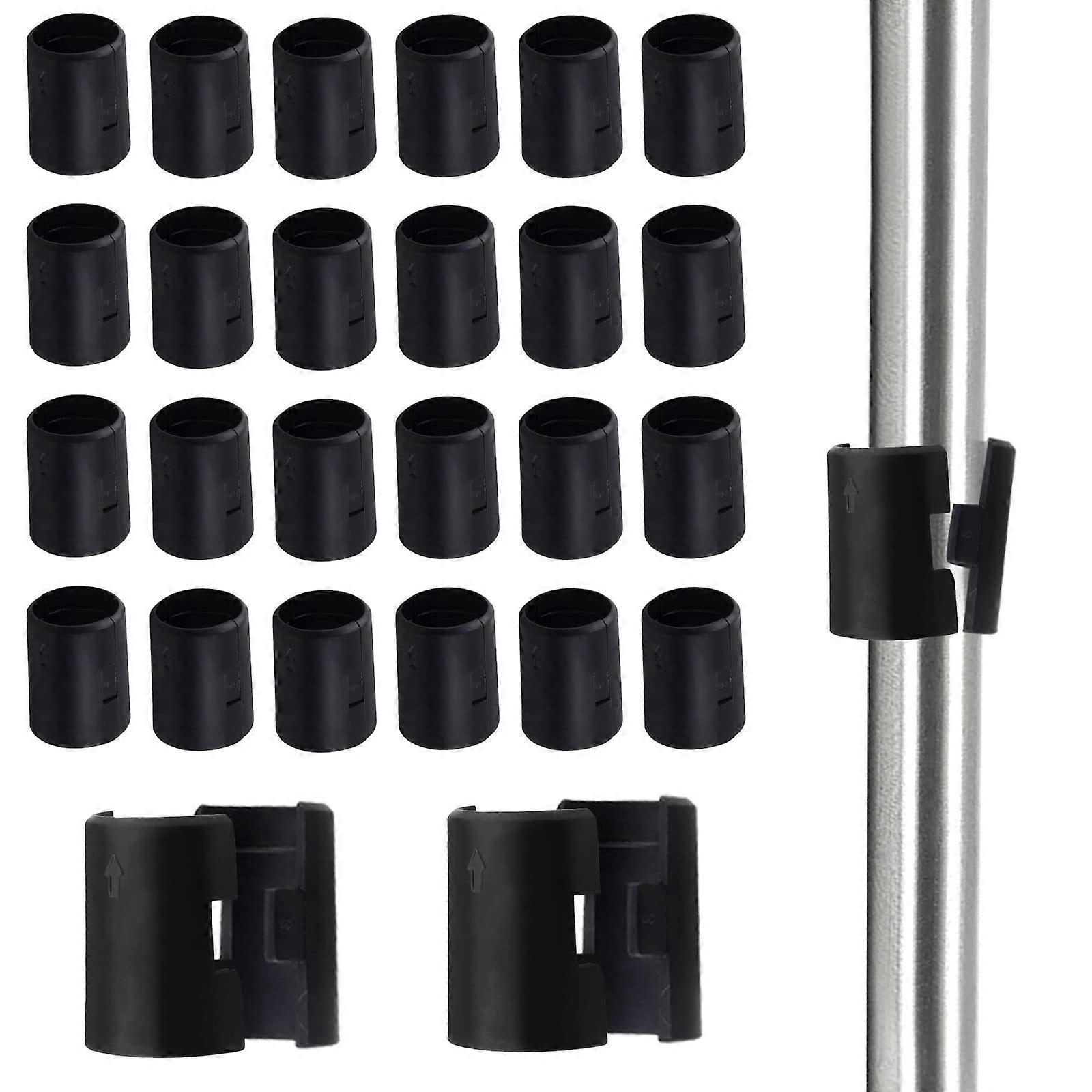 54 Pack Wire Shelf Clips for 7/8 Inch Post, Replacement Sleeves for Secure Wire Shelving