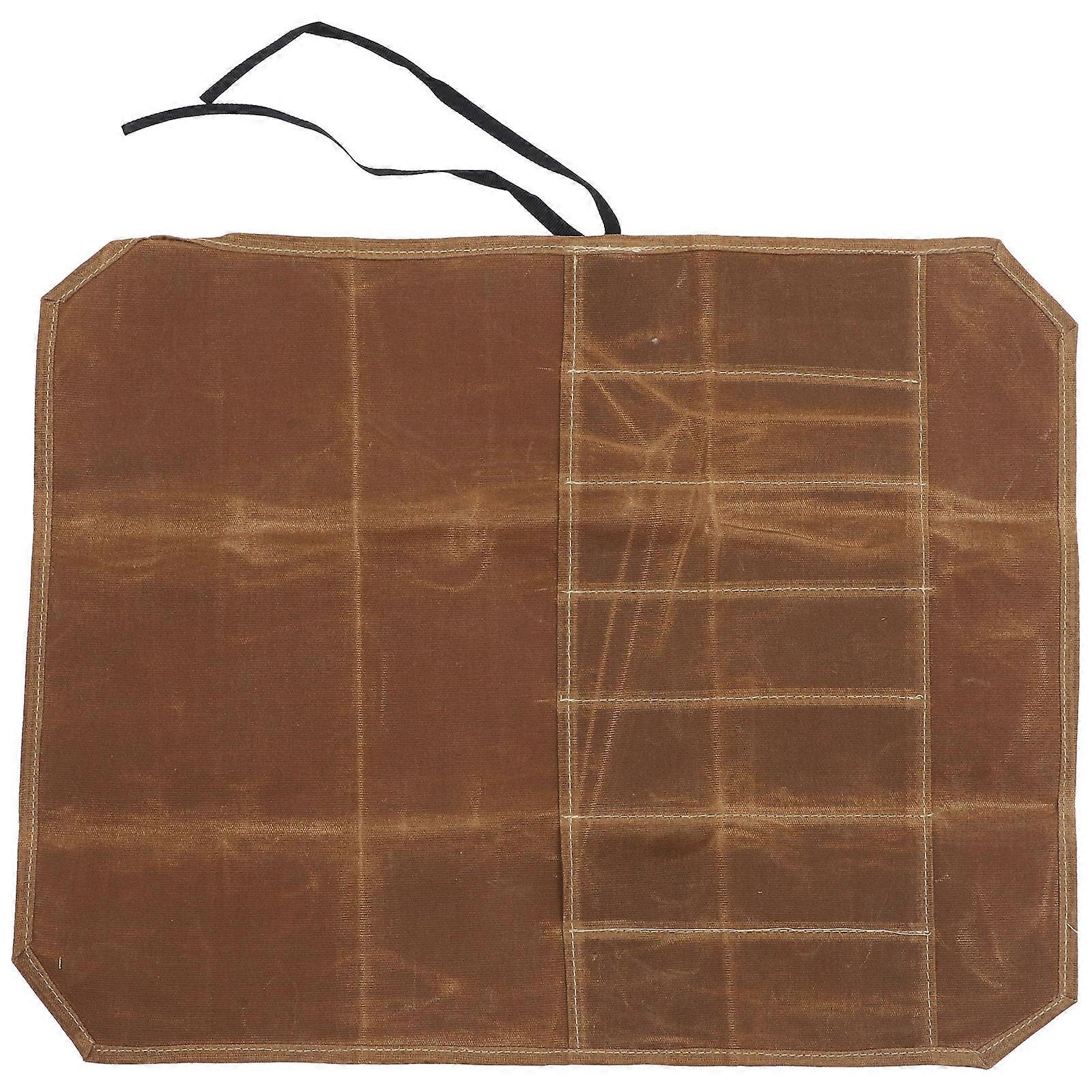 Multi Tool Storage Bag For Hand Tools Light Brown Canvas Easy Transport 1Set