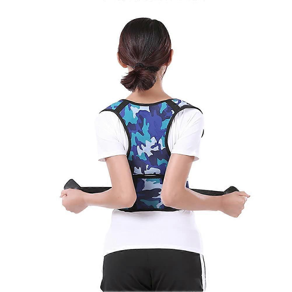 Posture Corrector for Men and Women Adjustable Back Support Brace with Breathable Shoulder Strap